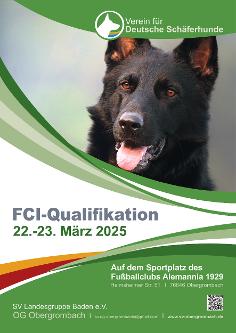 Einladung zur FCI Qualifikationsprüfung am 22./23. März 2025