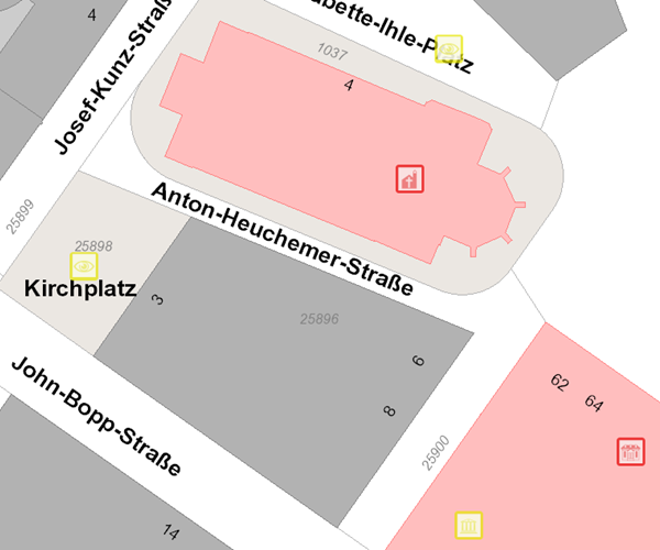 Kartenausschnitt Interaktiver Stadtplan